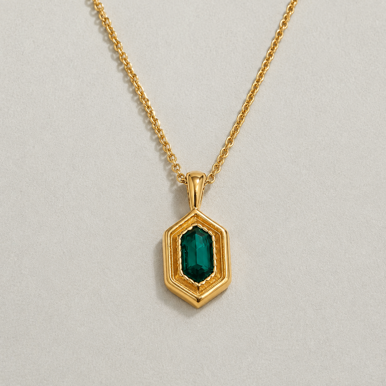 Green Rhinestone